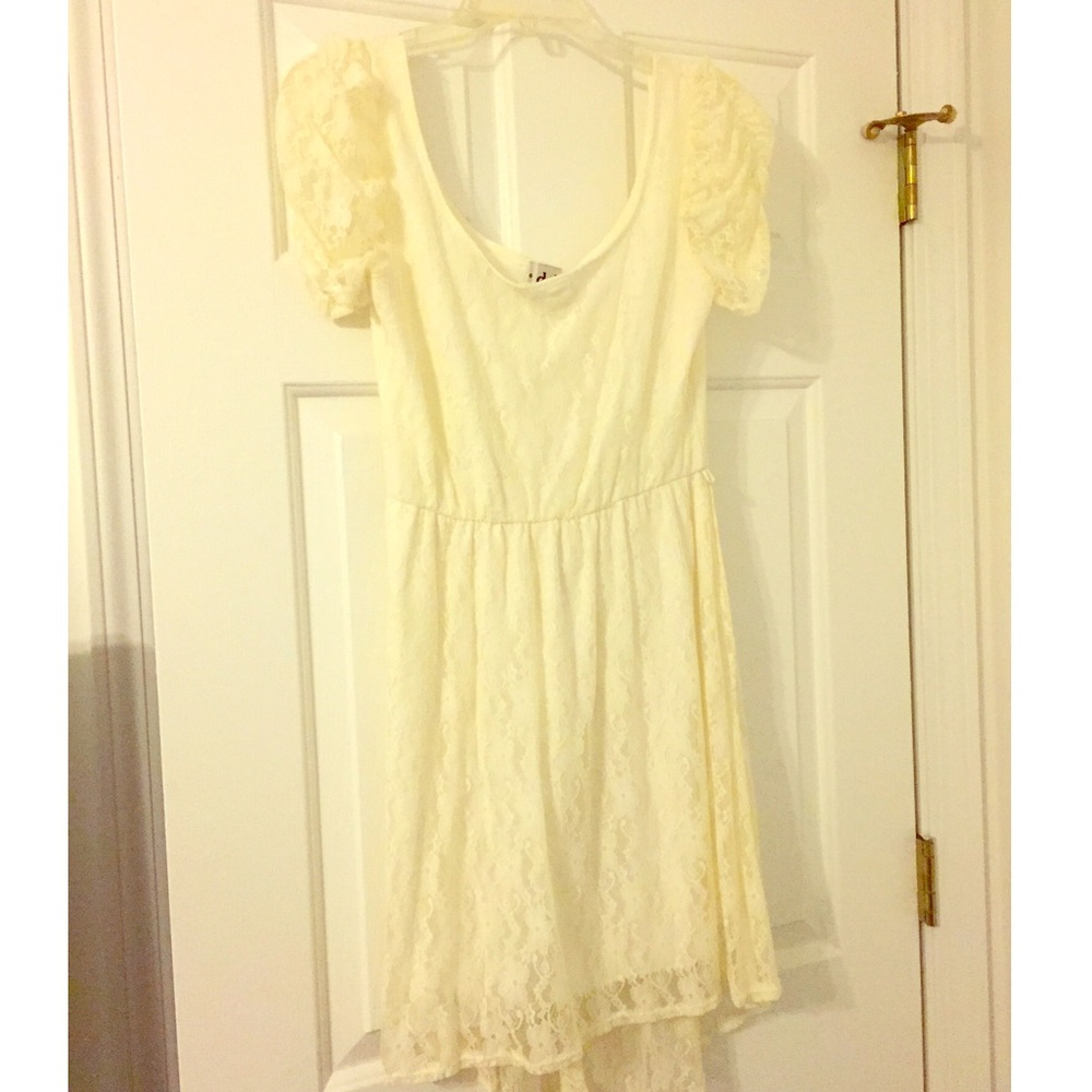 Cream lacy dress